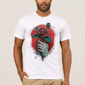 Red Rose Romance T-shirt (Voorkant)
