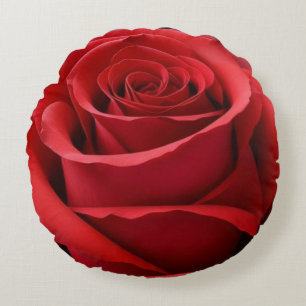 Red Rose Round Pillow Rond Kussen
