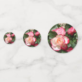 Red Rose Rozen bloemenfoto Womens Verjaardagsfeest Confetti (Voorkanten)