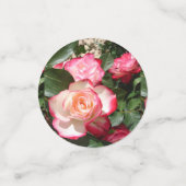 Red Rose Rozen bloemenfoto Womens Verjaardagsfeest Confetti (Kleine voorkant)