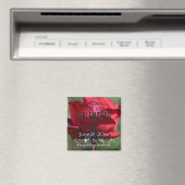 Red Rose Save the Date Magneet (Insitu (Vaatwasser))