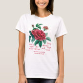  Red Rose Shakespeare "Romeo and Juliet" T-shirt (Voorkant)