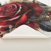 Red Rose Sherpa Deken (3/4)