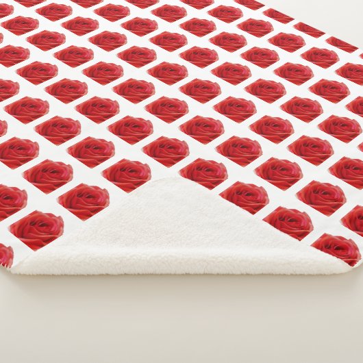 Red Rose Sherpa Deken (3/4)