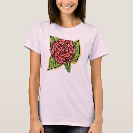 Red Rose shirt (Voorkant)