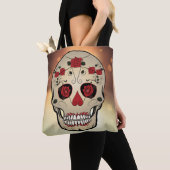 Red Rose Skull Bag - Tas Dag van de dood (Dichtbij)