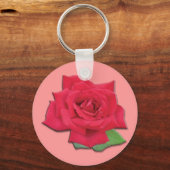 Red Rose Sleutelhanger (Voorkant)