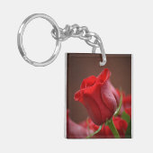 Red Rose Sleutelhanger (Voorkant Links)