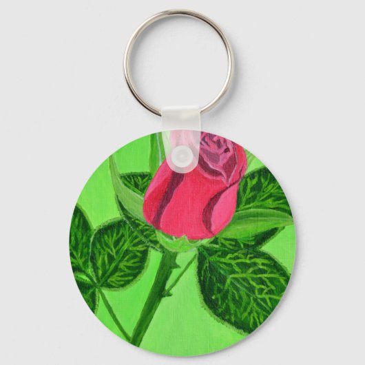 Red Rose Sleutelhanger (Voorkant)