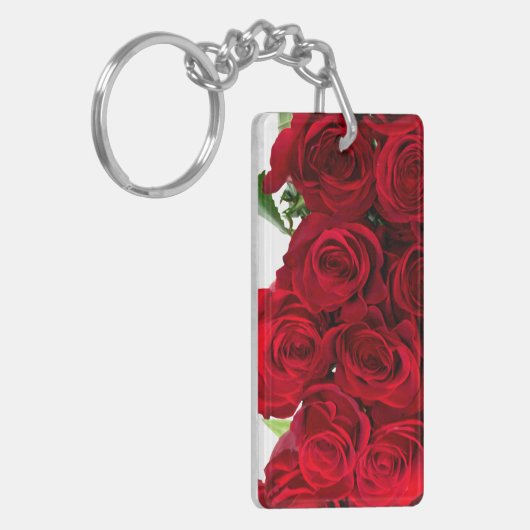 Red Rose Sleutelhanger (Voorkant Links)