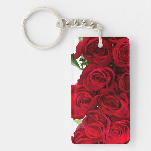 Red Rose Sleutelhanger (Voorkant)
