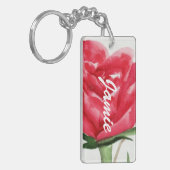 Red Rose Sleutelhanger (Voorkant Links)