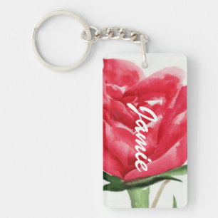 Red Rose Sleutelhanger