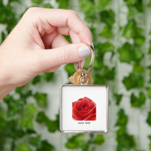 Red Rose Sleutelhanger (Hand)