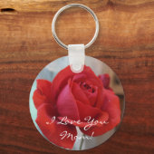 Red Rose Sleutelhanger (Voorkant)