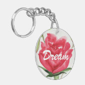 Red Rose Sleutelhanger (Voorkant Links)