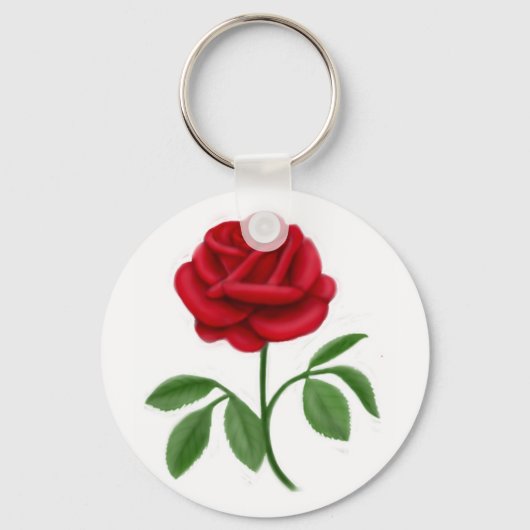 Red Rose Sleutelhanger (Voorkant)
