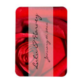 Red Rose sluit persoonlijke bruiloft af Magneet (Verticaal)