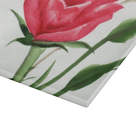 Red Rose Snijplank (Hoek)