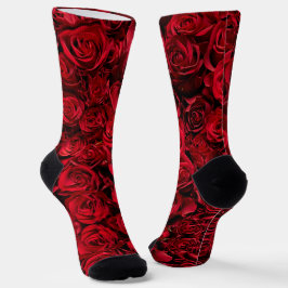 Red Rose Sokken