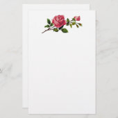 Red Rose Stationery Briefpapier (Voorkant / Achterkant)