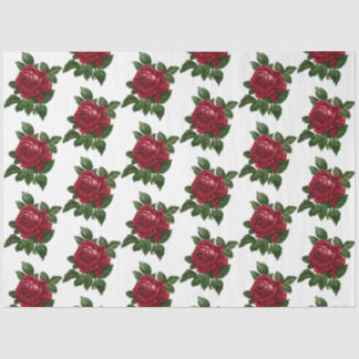 Red Rose Steampunk Serie Ontwerp 11 Tissuepapier
