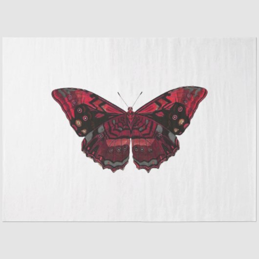 Red Rose Steampunk Serie Ontwerp 8 Tissuepapier (Voorkant)