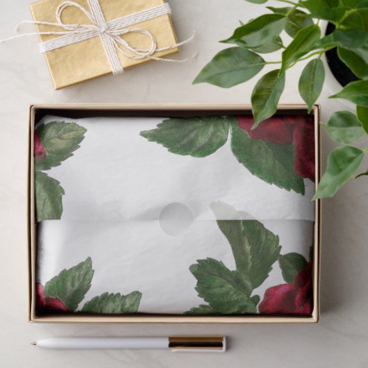 Red Rose Steampunk Series Design 10 Tissuepapier (Geschenk)