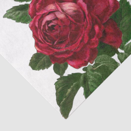 Red Rose Steampunk Series Design 10 Tissuepapier (Detail)