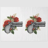 Red Rose Steampunk Series Design 1 Tissuepapier (Voorkant)