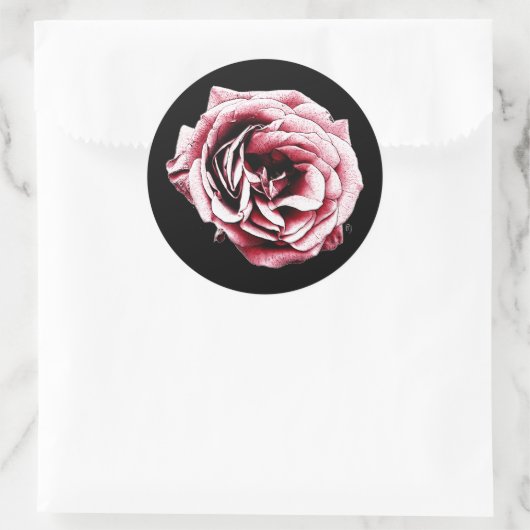 Red Rose - Sticker (Tas)