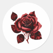 Red Rose Sticker (Voorkant)