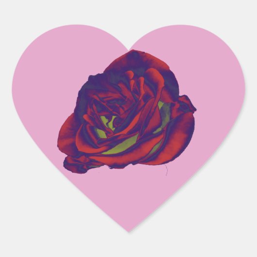 Red Rose Sticker (Voorkant)