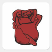  Red Rose Sticker (Voorkant)