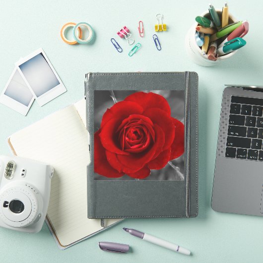 Red Rose Sticker (iPad Cover)
