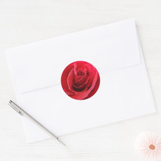 Red Rose Stickers (Envelop)