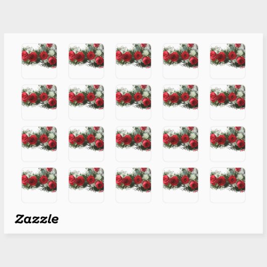 Red Rose Stickers (Vel)