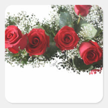 Red Rose Stickers