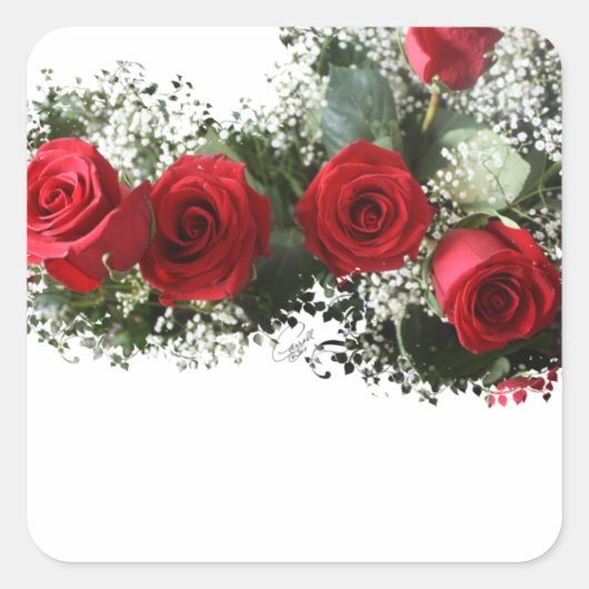 Red Rose Stickers (Voorkant)