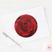 Red Rose stokcnm Ronde Sticker (Envelop)