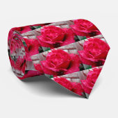 Red Rose Stropdas (Opgerold)