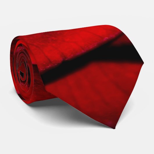 Red Rose Stropdas (Opgerold)