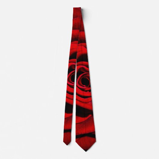 Red Rose Stropdas (Achterkant)