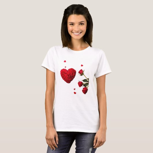 Red Rose T-shirt (Voorkant volledig)