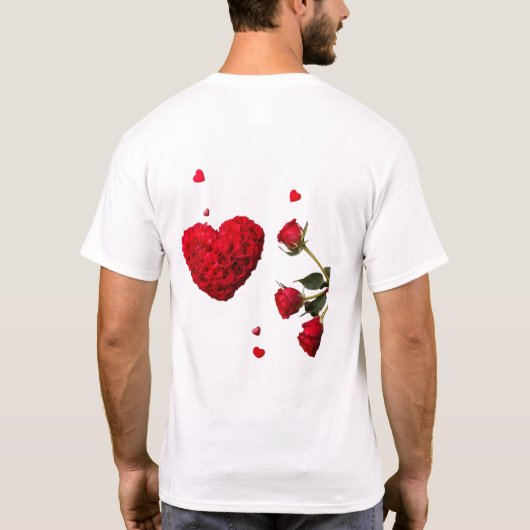 Red Rose T-shirt (Achterkant)
