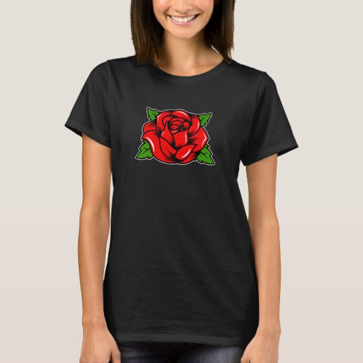 Red Rose T-shirt (Voorkant)
