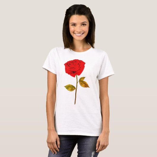 Red Rose T-shirt (Voorkant volledig)
