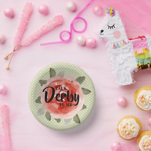 Red Rose Talk Derby voor mij Papieren Kommen (Feest)