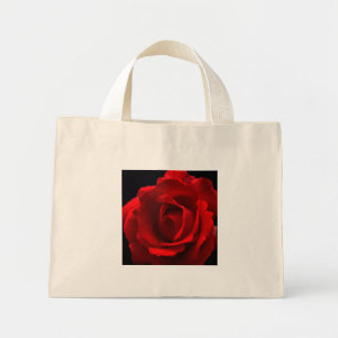 Red Rose tcnm Mini Tote Bag