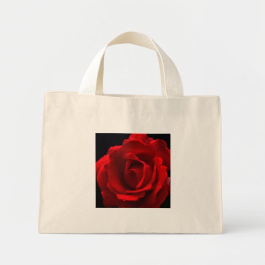 Red Rose tcnm Mini Tote Bag (Voorkant)